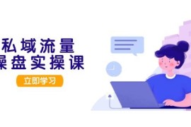 热门项目私域流量操盘实操课，从用户调研到成交变现，打造可落地的私域引流策略11-07福缘网