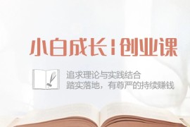 热门创业项目项目，小白成长|创业课：追求理论与实践结合，踏实落地，有尊严的持续赚钱-42节