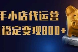 2025最新【快手小店代运营】限时托管计划，全程喂饭，单日稳定变现5张【揭秘】02-26冒泡网