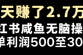 实战全网首发，7天赚了2.6万，2025利润超级高！02-09福缘网