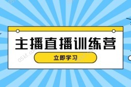 热门项目（13241期）主播直播特训营：抖音直播间运营知识+开播准备+流量考核，轻松上手11-07中创网