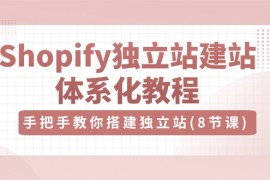 实战跨境电商项目，Shopify独立站-建站体系化教程，手把手教你搭建独立站