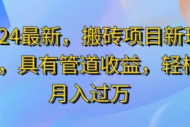 每日（11616期）2024最近，搬砖收益新玩法，动动手指日入300+，具有管道收益便宜07月15日中创网VIP项目