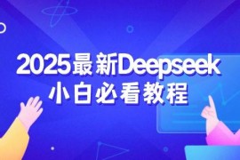 简单项目（14391期）2025最新Deepseek小白必看教程：从注册登录到深度思考，一站式学习体验03-03中创网
