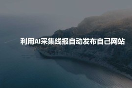 每天利用AI采集线报发布到自己网站02-11冒泡网