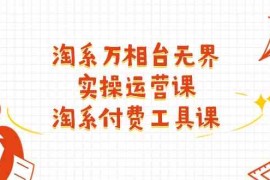 2024最新淘系万相台无界实操运营课：淘系付费工具课（63节课），06月29日福缘网VIP项目