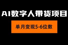 每日（11751期）2024年Ai数字人带货，小白就可以轻松上手，真正实现月入过万的项目便宜07月23日中创网VIP项目