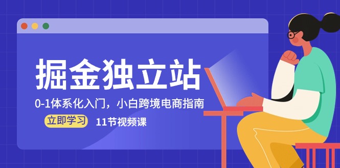 最新跨境电商项目,掘金 独立站,0-1体系化入门,小白跨境电商指南